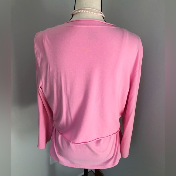 Secret Treasures Vintage Pink Tank Top & Front Tie Cardigan Size 16/18 - Picture 4 of 7